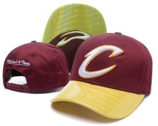NBA Cleveland Cavaliers Curved Snapback Caps 46725