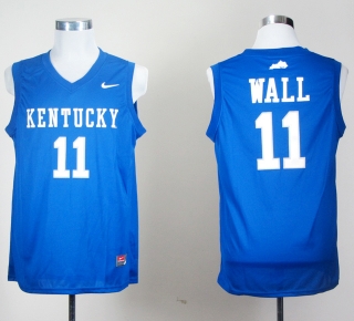 Kentucky Wildcats John Wall 11 Blue NCAA Basketball Jersey