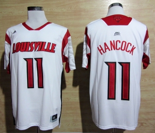 Louisville Cardinals Luke Hancock #11 White NCAA Basketball Jersey