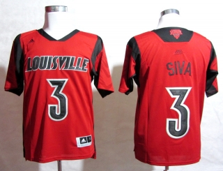 Louisville Cardinals Peyton Siva #3 Red NCAA Basketball Jersey