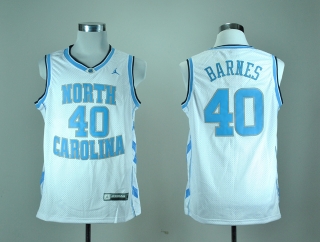 North Carolina Tar Heels Harrison Barnes #40 White NCAA Basketball Jersey