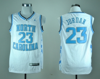 North Carolina Tar Heels Michael Jordan #23 White NCAA Basketball Jersey