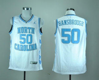 North Carolina Tar Heels Tyler Hansbrough #50 White NCAA Basketball Jersey