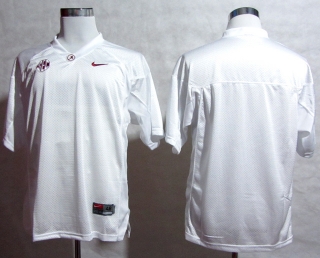 Alabama Crimson Tide Blank 2012 SEC Patch White NCAA Football Jersey