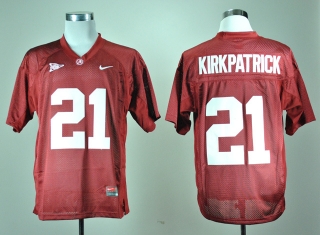 Alabama Crimson Tide Dre Kirkpatrick #21 Crimson NCAA Football Jersey