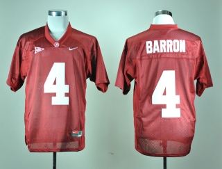 Alabama Crimson Tide Mark Barron #4 Crimson NCAA Football Jersey
