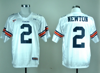 Auburn Tigers Cameron Newton #2 White NCAA Football Jersey