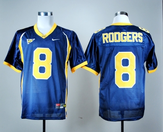 California Golden Bears Aaron Rodgers #8 Blue NCAA Football Jersey