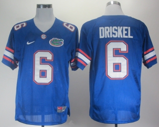 Florida Gators Jeff Driskel #6 Blue NCAA Football Jersey