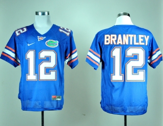 Florida Gators John Brantley #12 Blue NCAA Football Jersey