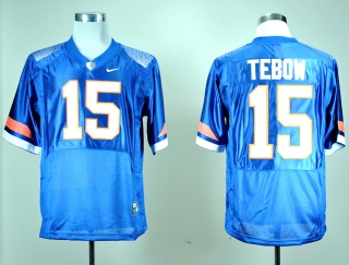 Florida Gators Tim Tebow #15 Blue Combat NCAA Football Jersey