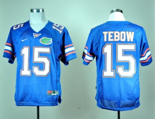 Florida Gators Tim Tebow #15 Blue NCAA Football Jersey