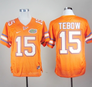 Florida Gators Tim Tebow #15 Orange NCAA Football Jersey