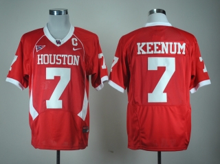 Houston Cougars Case Keenum #7 Red C-USA NCAA Football Jersey