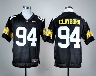 Iowa Hawkeyes Adrian Clayborn #94 Black NCAA Football Jersey