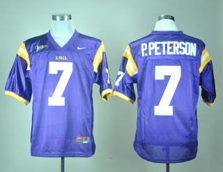 LSU Tigers Patrick Peterson #7 Purple NCAA Football Jersey