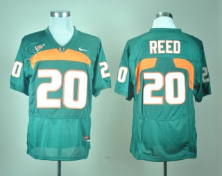 Miami Hurricanes Ed Reed #20 Green NCAA Football Jersey