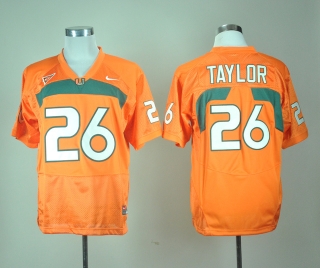 Miami Hurricanes Sean Taylor #26 Orange NCAA Football Jersey