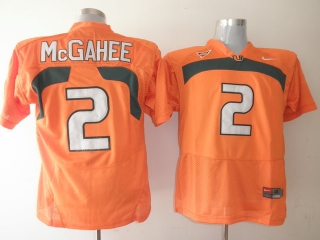 Miami Hurricanes Willis McGahee #2 Orange NCAA Football Jersey