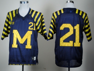 Michigan Wolverines Desmond Howard #21 Noctilucent Blue NCAA Football Jersey