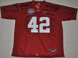 Nike Alabama Crimson Tide Eddie Lacy 42 Crimson 2012 BCS Patch College Football Jersey