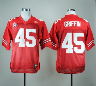 Ohio State Buckeyes Archie Griffin #45 Red Throwback NCAA Football Jersey