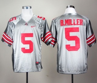 Ohio State Buckeyes Braxton Miller #5 Grey NCAA Football Jersey