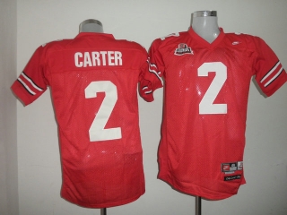 Ohio State Buckeyes Cris Carter #2 Red NCAA Football Jersey