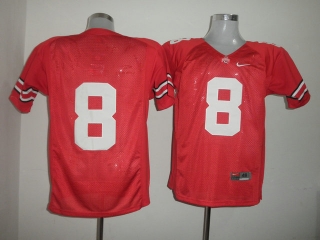 Ohio State Buckeyes DeVier Posey #8 Red NCAA Football Jersey