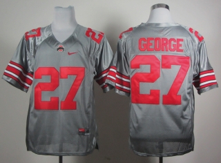 Ohio State Buckeyes Eddie George #27 Grey NCAA Football Jersey