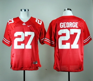 Ohio State Buckeyes Eddie George #27 Red NCAA Football Jersey