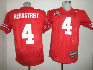 Ohio State Buckeyes Kirk Herbstreit #4 Red NCAA Football Jersey