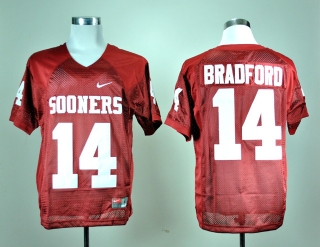 Oklahoma Sooners Sam Bradford #14 Red NCAA Football Jersey