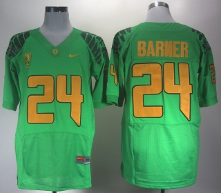 Oregon Ducks Kenjon Barner #24 Green Elite NCAA Football Jersey