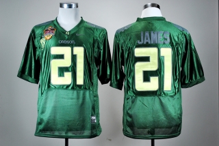 Oregon Ducks LaMichael James #21 Green Combat NCAA Football Jersey