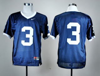 Penn State Nittany Lions Penn State #3 Blue NCAA Football Jersey