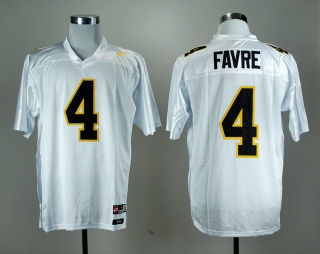 Southern Mississippi Golden Eagles Brett Favre #4 White NCAA Football Jersey