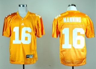 Tennesse Volunteers Peyton Manning #16 Yellow NCAA Football Jersey