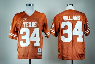 Texas Longhorns Ricky Williams #34 Orange NCAA Football Jersey