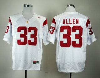 USC Trojans Marcus Allen #33 White NCAA Football Jersey