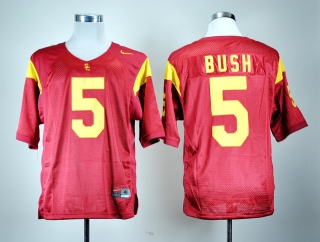 USC Trojans Reggie Bush #5 Red NCAA Football Jersey