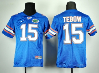 Tim Tebow #15 Blue NCAA Youth Jersey