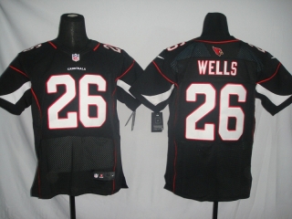 Arizona Cardinals #26 Wells Black #2012 Nike NFL Football Elite Jersey