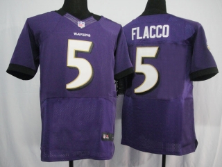 Baltimore Ravens #5 FLACCO Purple #2012 Nike NFL Football Elite Jersey