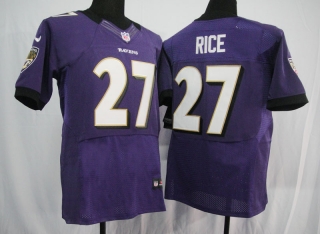 Baltimore Ravens #27 RICE Purple #2012 Nike NFL Football Elite Jersey