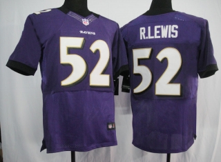 Baltimore Ravens #52 R.LEWIS Purple #2012 Nike NFL Football Elite Jersey