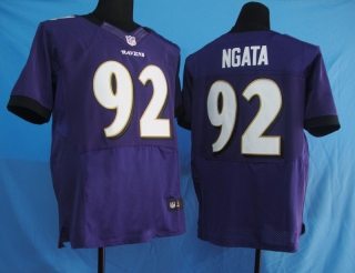 Baltimore Ravens #92 NGATA Purple #2012 Nike NFL Football Elite Jersey