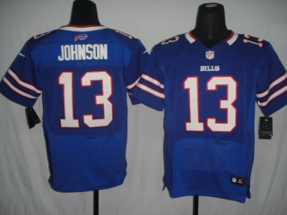 Buffalo Bills #13 Johnson Blue #2012 Nike NFL Football Elite Jersey
