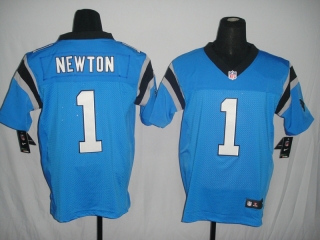 Carolina Panthers #1 Newton Blue #2012 Nike NFL Football Elite Jersey