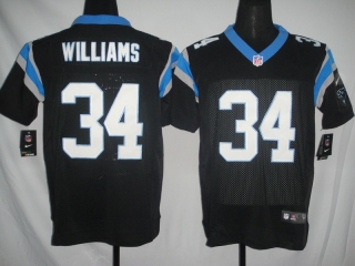 Carolina Panthers #34 Williams Black #2012 Nike NFL Football Elite Jersey